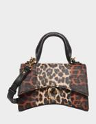 Betseyjohnson All Mixed Up Top Handle Crossbody Leopard