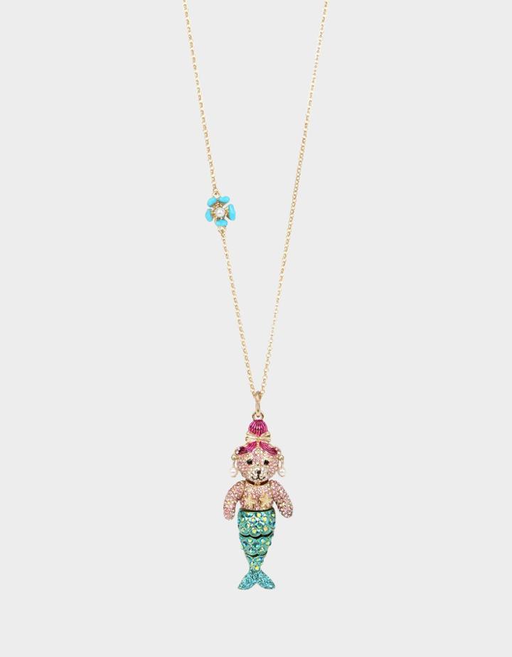 Betseyjohnson Festival Mermaid Convertible Pendant Multi