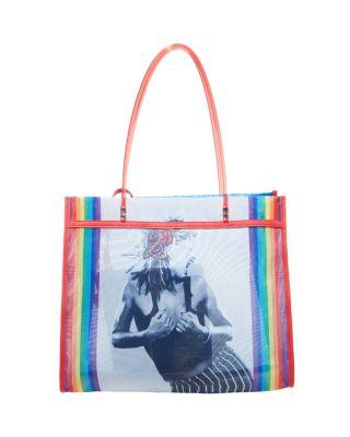 Steve Madden Mesh Is Fresh Tote Rainbow Mu