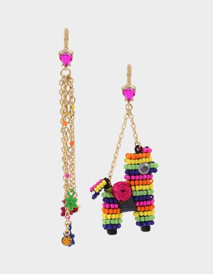 Betseyjohnson Betseyvilla Pinata Mismatch Earrings Multi