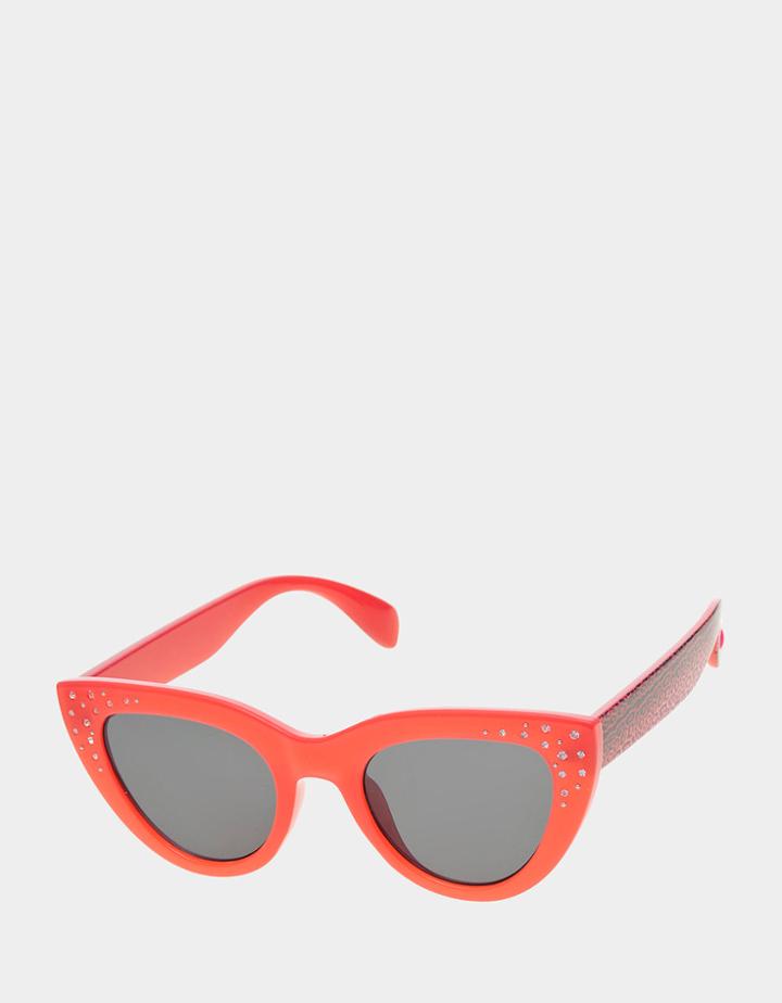 Betseyjohnson Bitty Bling Sunglasses Red