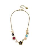 Steve Madden Mystic Baroque Frontal Necklace Multi