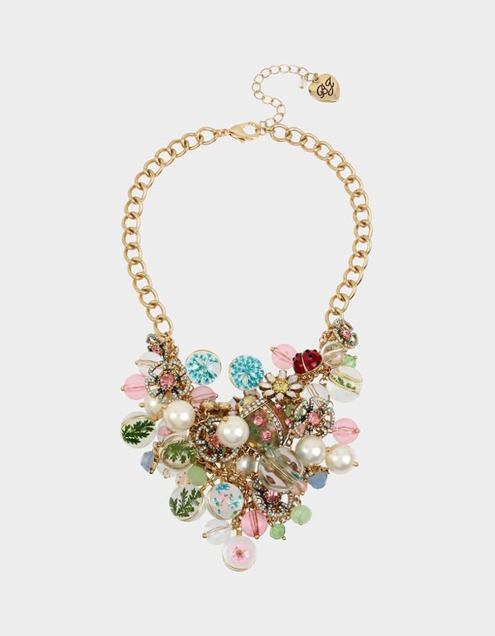 Betseyjohnson Sweetness And Light Drama Necklace Multi