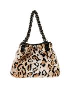 Steve Madden Faux Fuh Tote Leopard