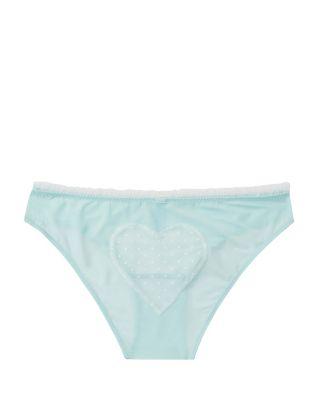 Steve Madden Heart Back Bikini Blue