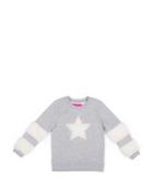 Steve Madden Stars And Stripes 4-6x Fleece Top Grey