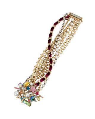 Steve Madden Celestial Starlet Drama Bracelet Multi