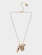 Betseyjohnson Welcome To The Jungle Charmy Necklace Pink