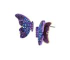 Betseyjohnson Butterfly Blitz Wings Stud Earrings Purple