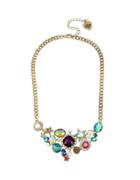 Betseyjohnson Magical Show Cluster Necklace Pink