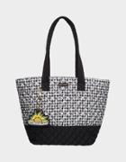 Betseyjohnson Day In Day Out Nylon Tote Black White