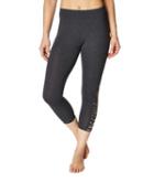 Steve Madden Criss Cross Strap Detail Legging Charcoal