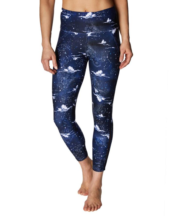 Betseyjohnson Printed Mesh Trim Legging Navy Multi