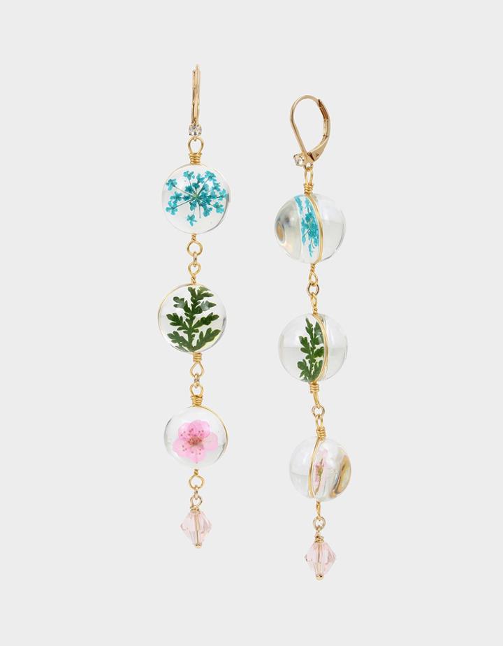 Betseyjohnson Sweetness And Light Linear Earrings Multi