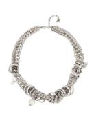 Steve Madden Betsey Blue Engagement Rings Necklace Crystal
