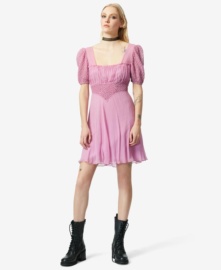 Betseyjohnson Bj Vintage Retro Pink Dress Pink