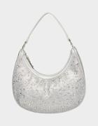 Betseyjohnson Glitteratzi Hobo Bag Silver