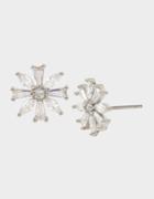 Betseyjohnson Cz Flower Stud Earrings Crystal