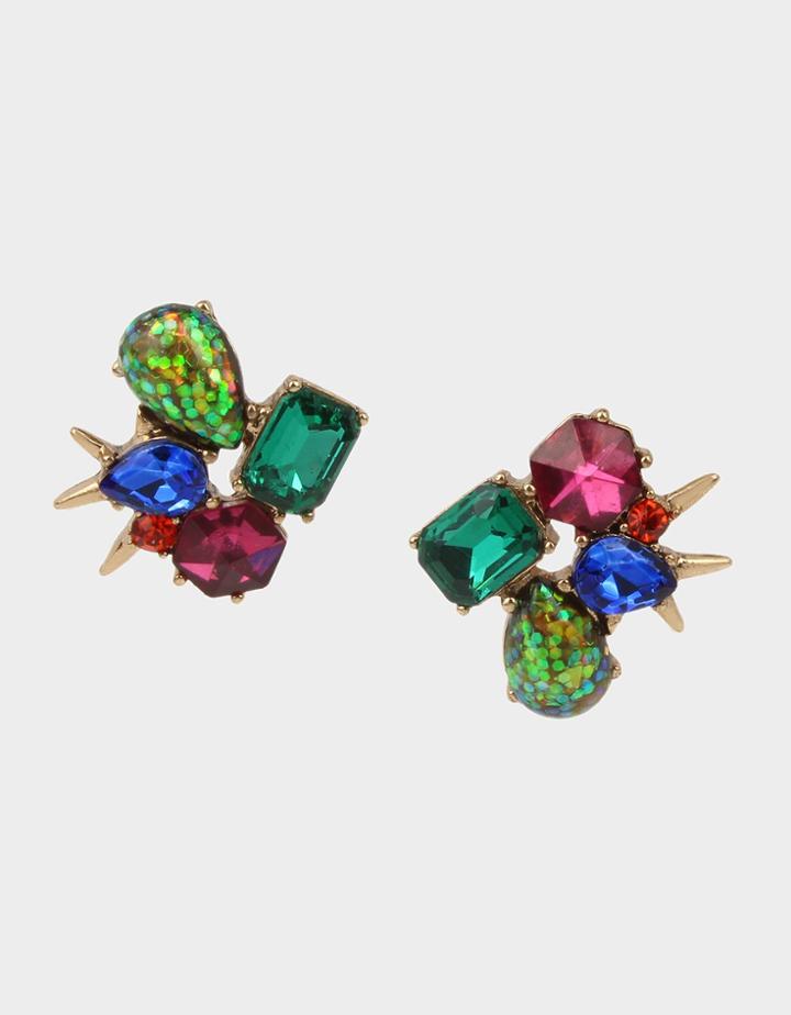 Betseyjohnson Betseys Daydream Cluster Studs Multi