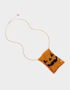 Betseyjohnson Just Treats Neck Purse Orange