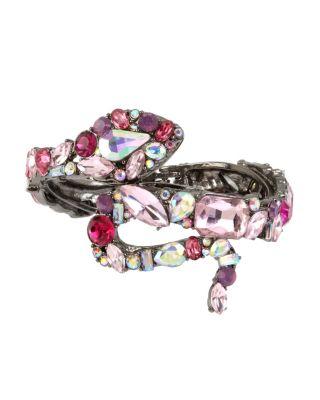 Steve Madden Fairytale Dreams Snake Bangle Pink