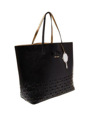 Steve Madden Laser Tag Bag In Bag Tote Black