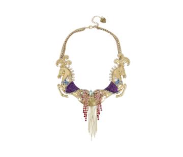 Betseyjohnson Magical Show Statement Necklace Pink
