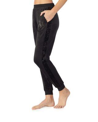 Steve Madden Dream On Velour Jogger Navy