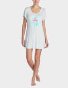 Betseyjohnson Tropical Vibes Graphic Tunic Blue