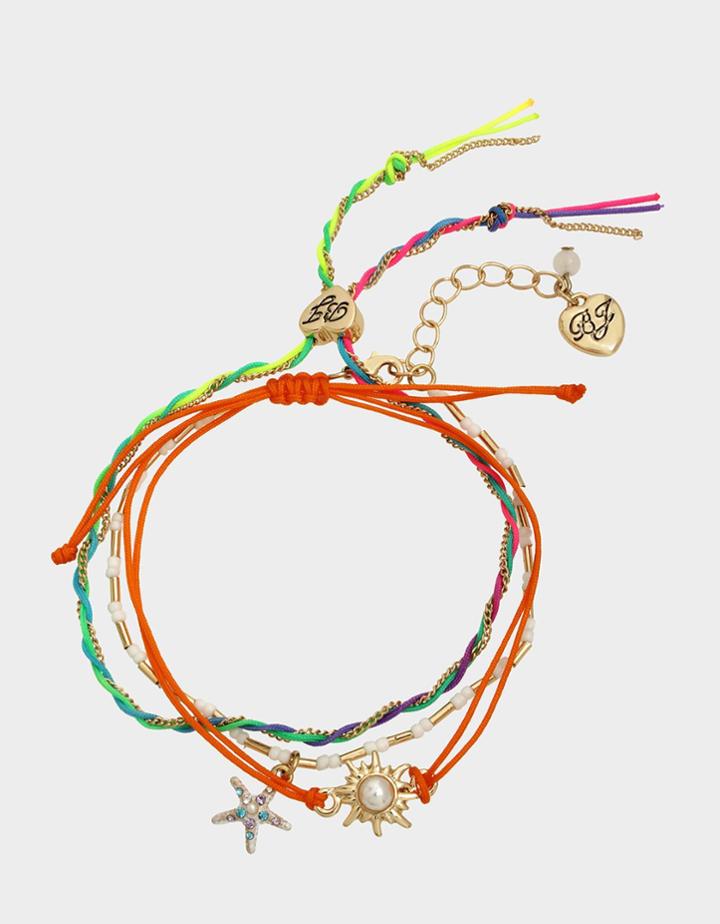 Betseyjohnson Catch The Wave Bracelet Set Multi