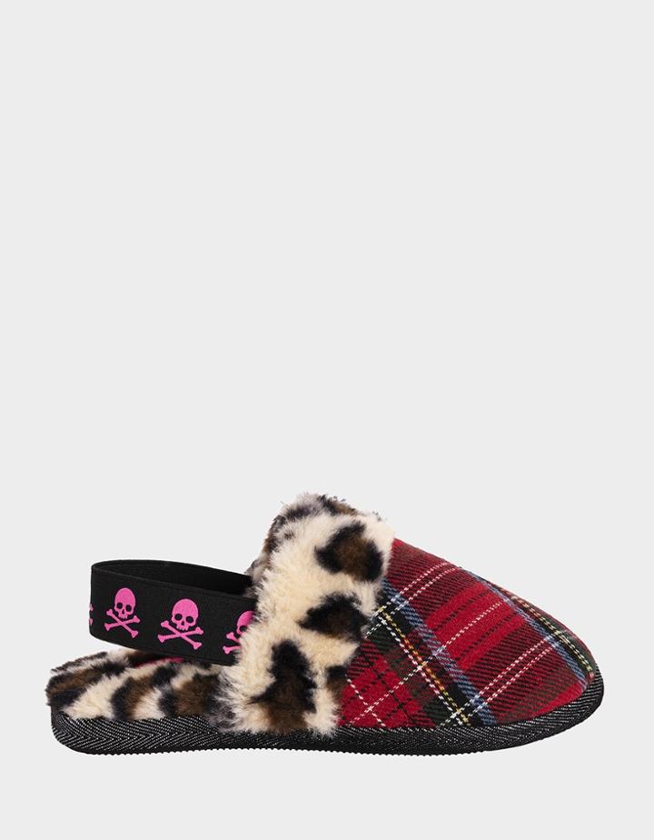 Betseyjohnson Sling It Back Slipper Red Multi