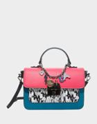 Betseyjohnson Charmed Again Crossbody Black/white
