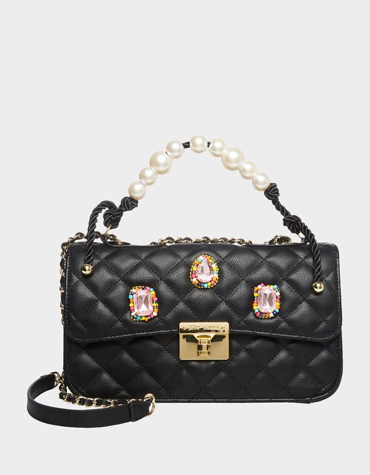 Betseyjohnson Stones Throw Shoulder Bag Black