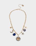 Betseyjohnson Celestial Charms Necklace Blue