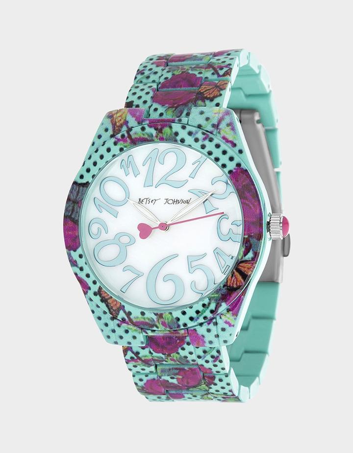 Betseyjohnson Betsey Time Feeling Rosy Watch Multi