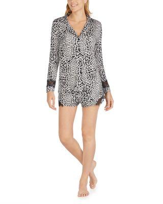 Steve Madden Pucker Up Amour Short Pj Set Black