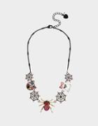 Betseyjohnson And Boo To You Spider Necklace Multi