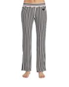 Steve Madden Heart And Soul Rayon Knit Pant Black/white