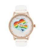 Steve Madden Embroidered Love Is Love Watch Multi