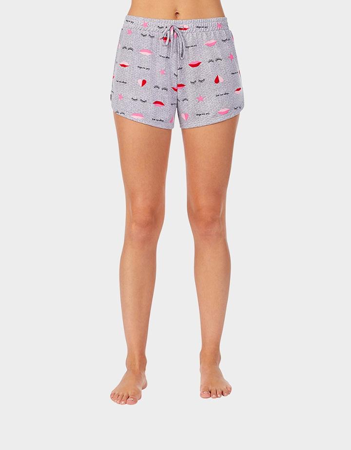 Betseyjohnson Let Me Sleep Jersey Short Grey Multi