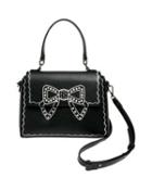 Steve Madden Pretty Pearly Bow Crossbody Black