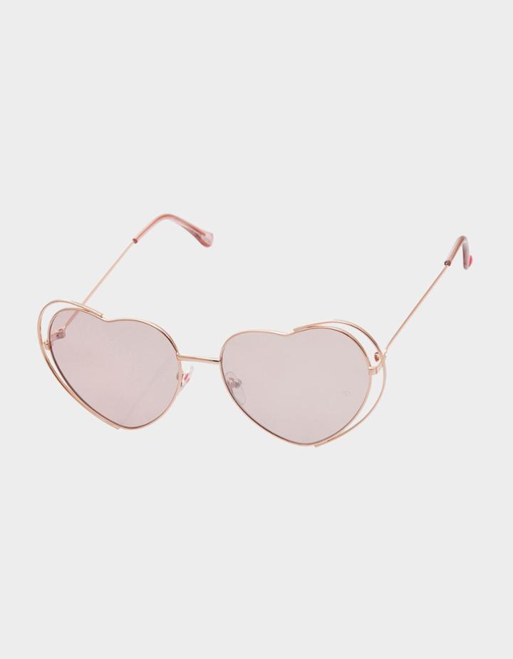 Betseyjohnson Open Heart Sunglasses Multi