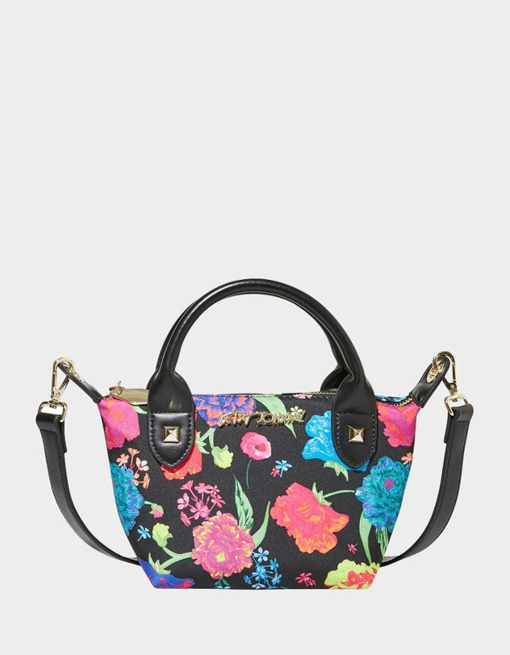 Betseyjohnson Mini But Major Nylon Crossbody Floral