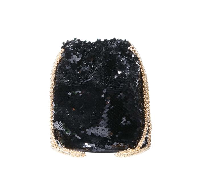 Betseyjohnson Betsey Blue Paillette Bag Black