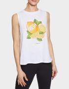 Betseyjohnson Lemon Fresh Swing Tank White