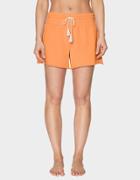 Betseyjohnson Topstitch Raw Edge Short Coral