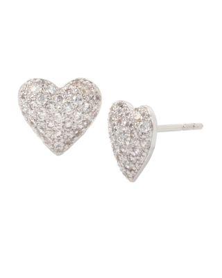 Steve Madden Blue Starlet Sweetheart Earrings Pink