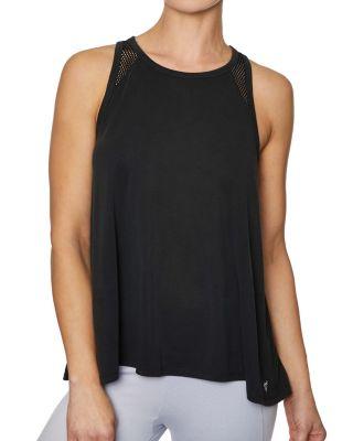 Steve Madden Cutout Mesh Racerback Tank Blush