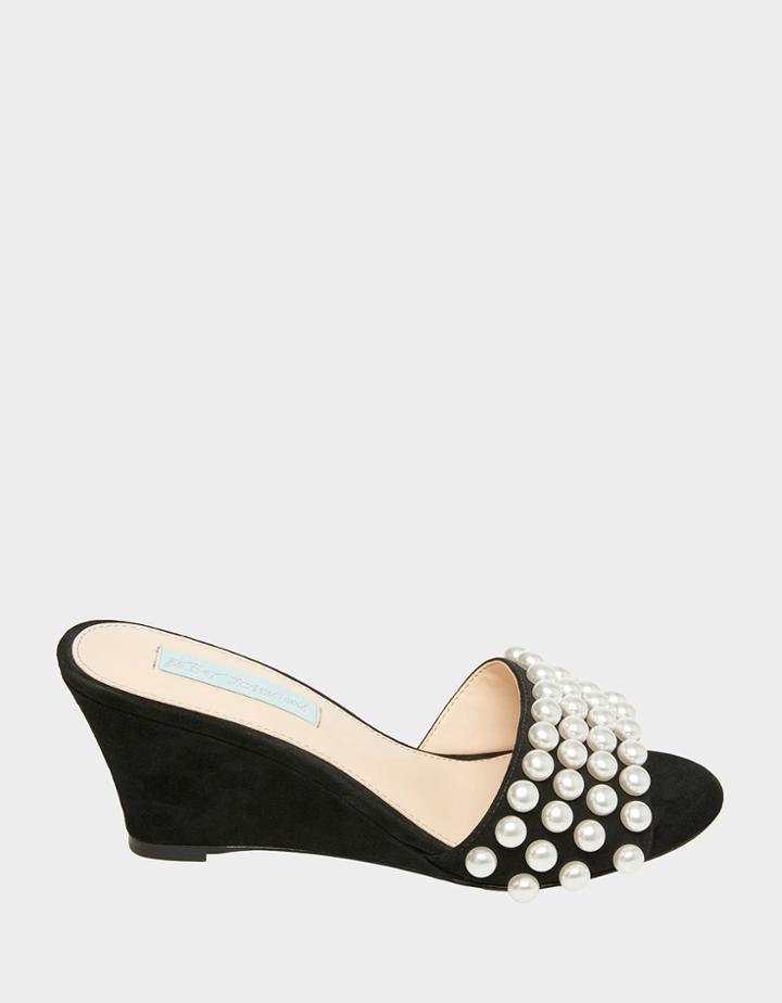 Betseyjohnson Sb-tayas Black Suede