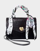 Betseyjohnson Party Animal Flap Bag Black